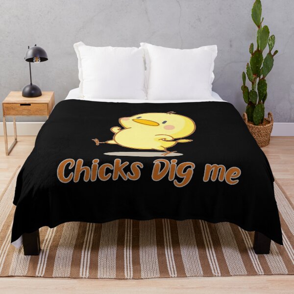 Item preview, Chicks Dig Me Shirt, Cute Baby Chick Funny Graphic Tee, Humorous Farm Animal T-Shirt, Playful Spring Design designed and sold by Rida Faiz.