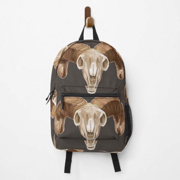 Item preview, Big Horn Sheep Skull, handpainted Painting designed and sold by AK-Hevonen.