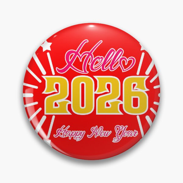 Item preview, Hello 2026 Happy New Year Fireworks Cute Typography T-Shirt designed and sold by Stag Prime Shop.