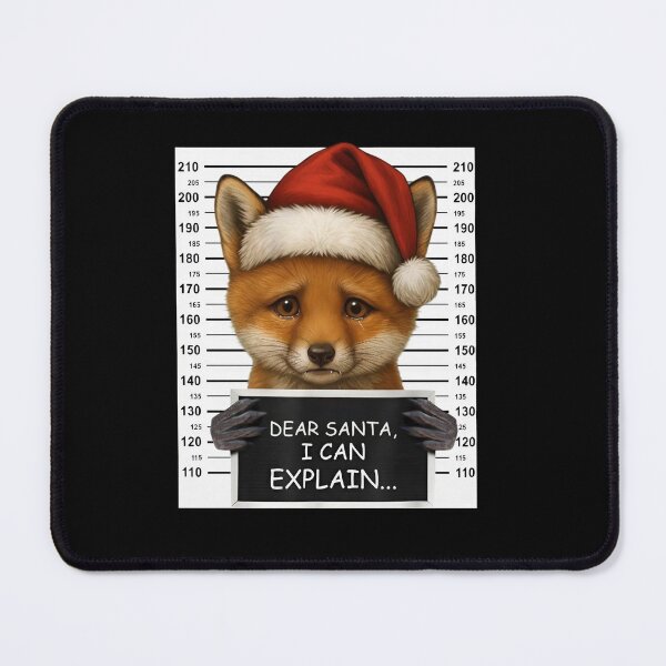 Item preview, Funny Christmas Fox Mugshot T-Shirt designed and sold by LashondaGreen89.