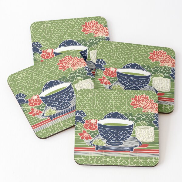 Item preview, Japanese matcha tea ceremony scene designed and sold by Ponted.