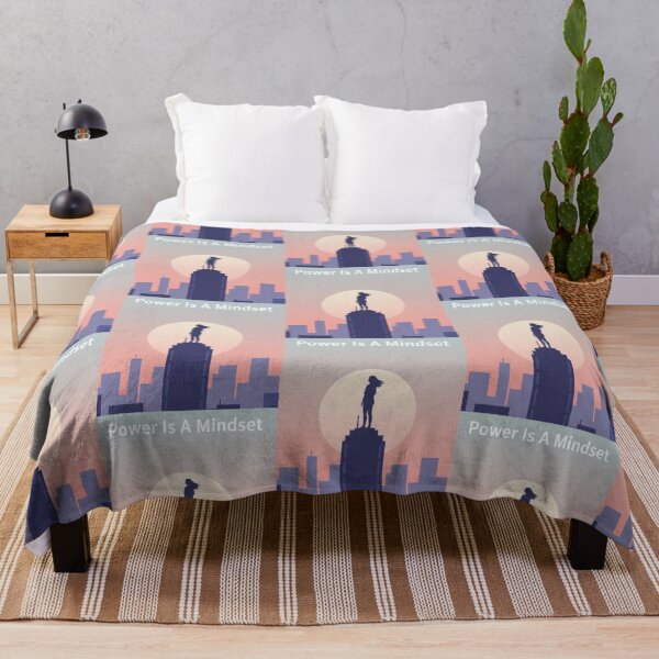 Item preview, Power Is A Mindset – Motivational Urban Aesthetic Silhouette Design designed and sold by CuteOasis.