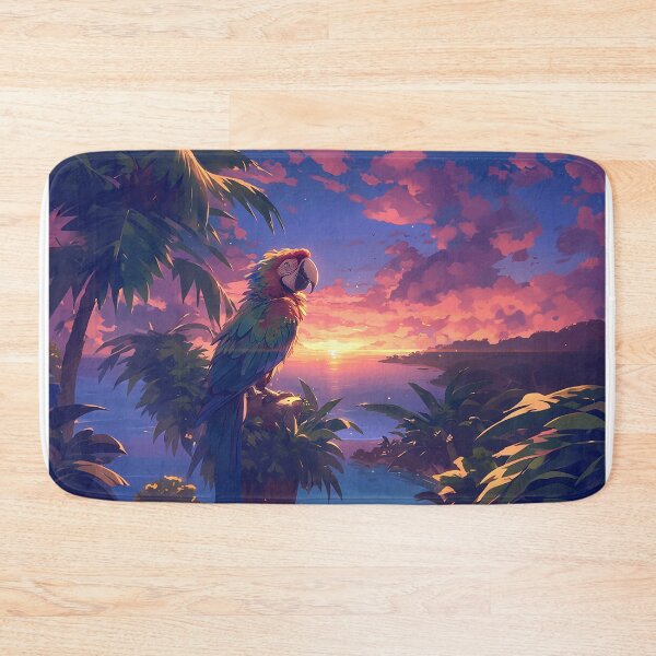 Item preview, Parrot Watching Sunset Over Sea designed and sold by Christian Weiss.