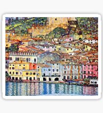 Gustav Klimt Malcesine on Lake Garda Sticker