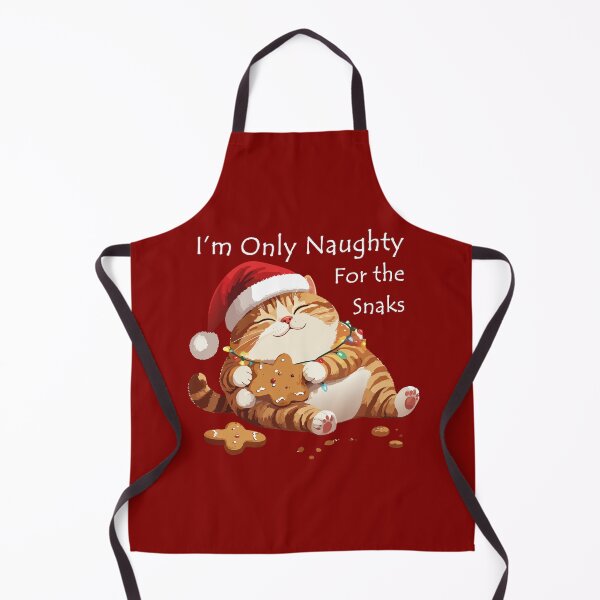 Item preview, I'm Only Naughty For The Snacks Cat T-Shirt | Funny Feasting Feline Gift designed and sold by SylwiaPrint.