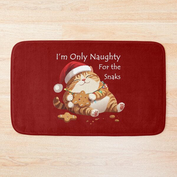 Item preview, I'm Only Naughty For The Snacks Cat T-Shirt | Funny Feasting Feline Gift designed and sold by SylwiaPrint.
