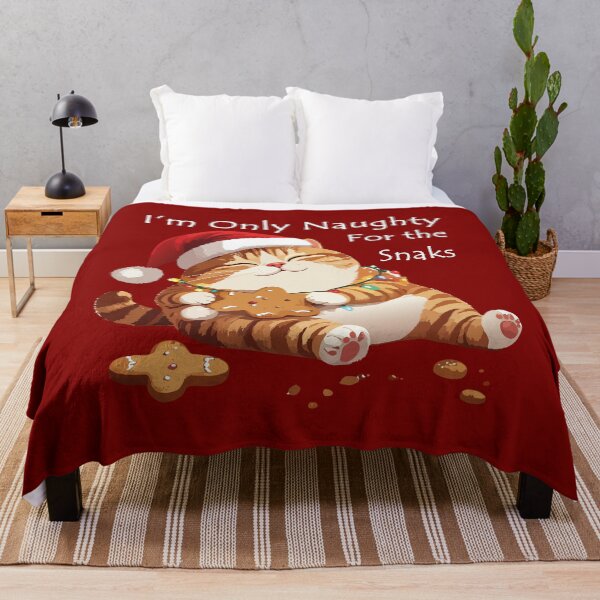 Item preview, I'm Only Naughty For The Snacks Cat T-Shirt | Funny Feasting Feline Gift designed and sold by SylwiaPrint.