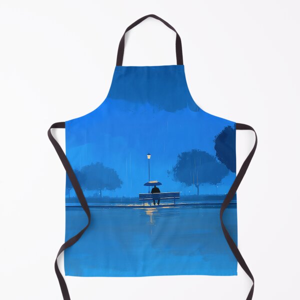 Item preview, Lone Figure on Rainy Bench designed and sold by Christian Weiss.
