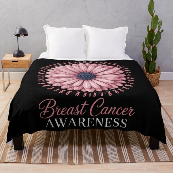 Item preview, Sunflower Breast Cancer Awareness Pink Ribbon In October designed and sold by HellD3vil-Art.
