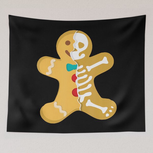 Item preview, Gingerbread Man Skeleton Christmas designed and sold by OnaConnie.