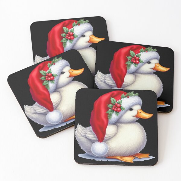 Item preview, A Festive Duckling in a Santa Hat designed and sold by Dominik1994.