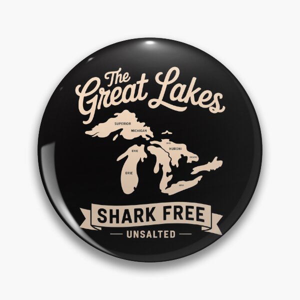 Item preview, The Great Lakes Shark Free Unsalted Michigan Gift designed and sold by MuteElevent.