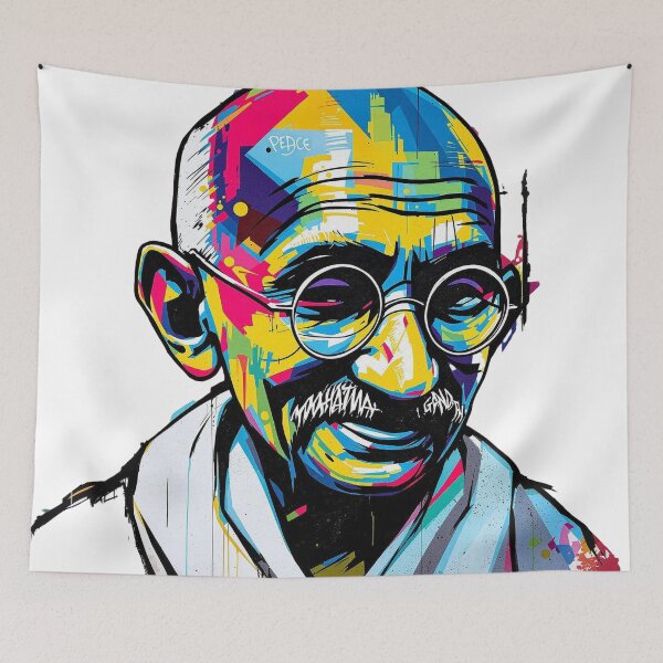 Item preview, Mahatma Gandhi designed and sold by picartlinxx.