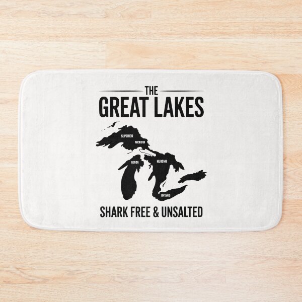 Item preview, The Great Lakes Michigan Superior Huron Erie Ontario Map designed and sold by MuteElevent.