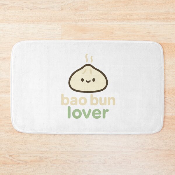Item preview, Cute Bao Bun Lover Neon Kawaii Foodie Design designed and sold by RedCircleArt.