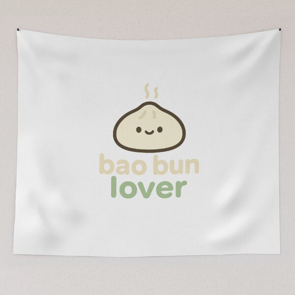 Item preview, Cute Bao Bun Lover Neon Kawaii Foodie Design designed and sold by RedCircleArt.