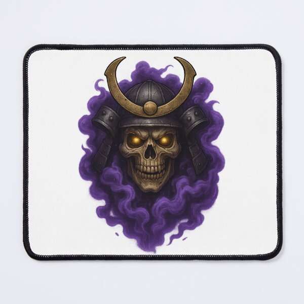 Item preview, Samurai Skull Spirit – Purple Smoke Warrior designed and sold by SarahsSZN.