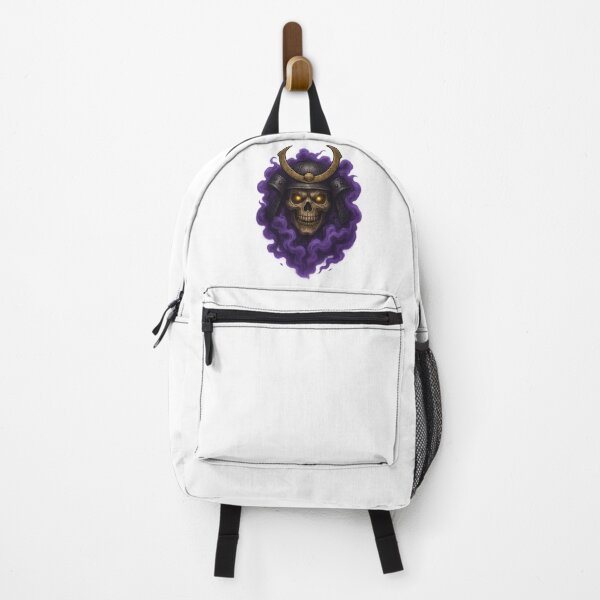 Item preview, Samurai Skull Spirit – Purple Smoke Warrior designed and sold by SarahsSZN.