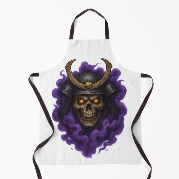 Item preview, Samurai Skull Spirit – Purple Smoke Warrior designed and sold by SarahsSZN.