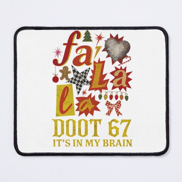 Item preview, Fa La La Brain Rot – DOOT 67 Christmas Tee – Viral Goth Holiday Chaos - Alt Xmas Meme Classic T-Shirt designed and sold by inkfluenceart.