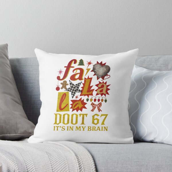 Item preview, Fa La La Brain Rot – DOOT 67 Christmas Tee – Viral Goth Holiday Chaos - Alt Xmas Meme Classic T-Shirt designed and sold by inkfluenceart.