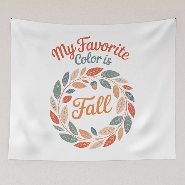 Item preview, My Favorite Color Is Fall Cute Autumn designed and sold by HellD3vil-Art.