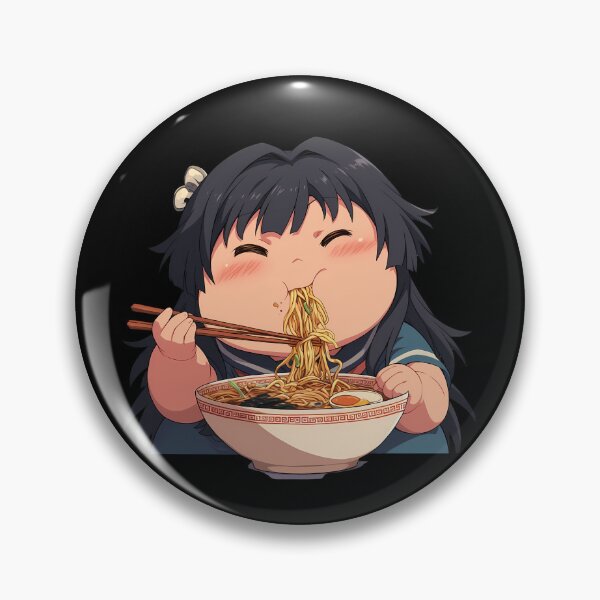 Item preview, Saten Ruiko A Certain Scientific Railgun Anime Girl Kawaii Ramen Cute Bright Chibi designed and sold by Raslbazola.
