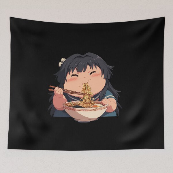 Item preview, Saten Ruiko A Certain Scientific Railgun Anime Girl Kawaii Ramen Cute Bright Chibi designed and sold by Raslbazola.