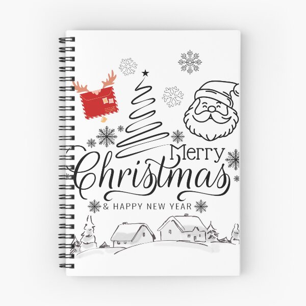 Item preview, Minimalist Merry Christmas & Happy New Year Design designed and sold by CHANCHANAI.