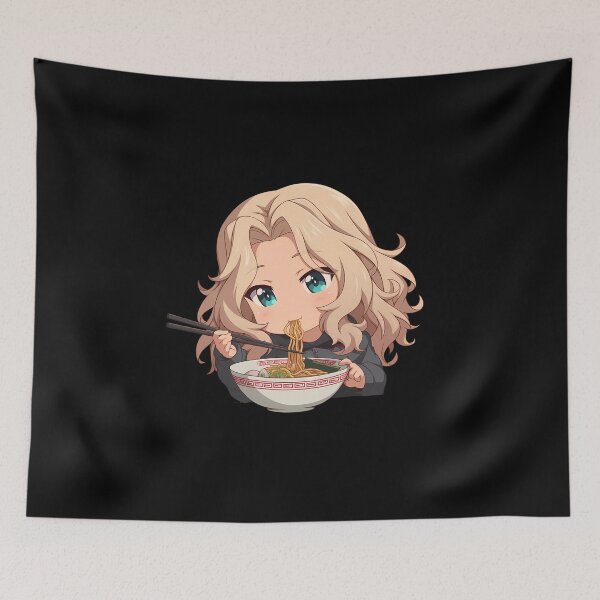 Item preview, Kay Girls Und Panzer Anime Girl Kawaii Ramen Cute Bowl Warm Flavor Joyful designed and sold by Raslbazola.