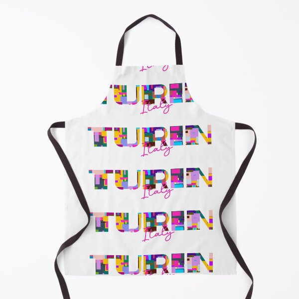 Item preview, Turin, Italy, Vibrant Abstract City Typography Art designed and sold by Wanderful-roads.