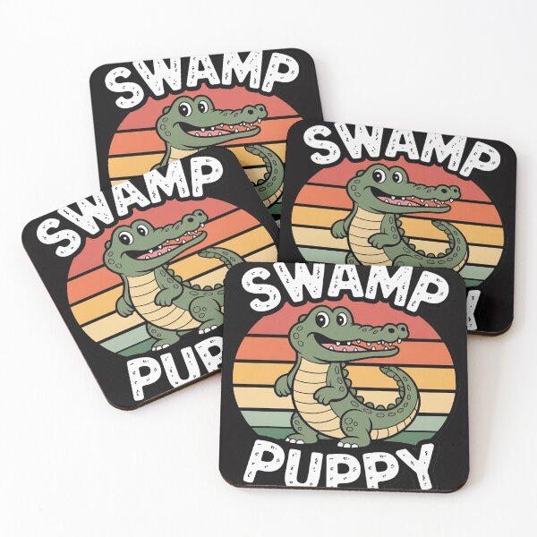 Item preview, Swamp Puppy Cute Sarcastic Alligator Crocodile designed and sold by OlafLica.