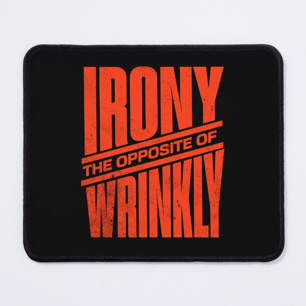 Item preview, Irony The Opposite of Wrinkly – Bold Minimalist designed and sold by dudelinart.