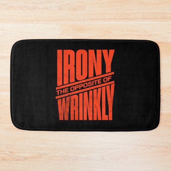 Item preview, Irony The Opposite of Wrinkly – Bold Minimalist designed and sold by dudelinart.