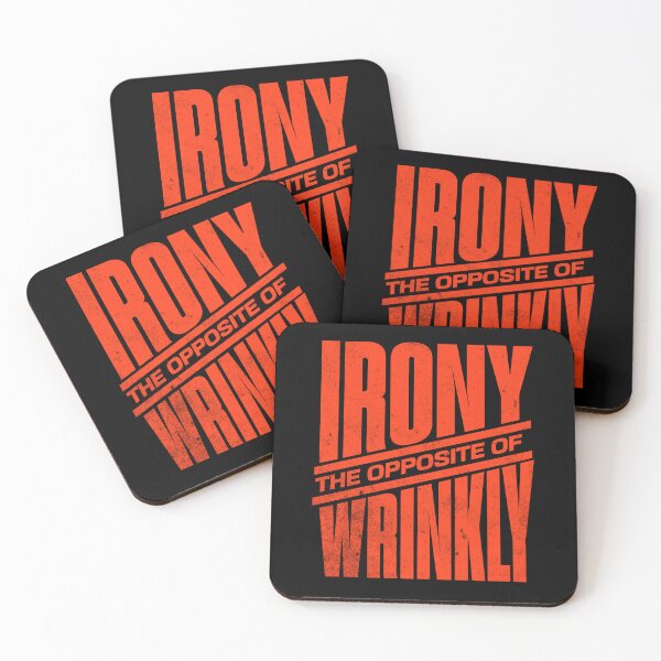 Item preview, Irony The Opposite of Wrinkly – Bold Minimalist designed and sold by dudelinart.