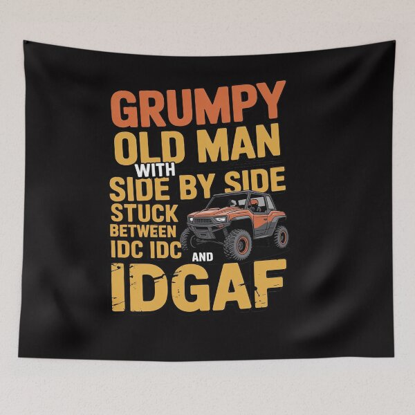 Item preview, SXS UTV Grumpy Old Man With SIde By Side designed and sold by OlafLica.