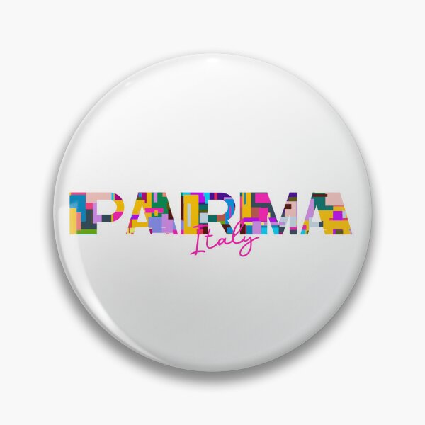 Item preview, Parma, Italy, Vibrant Abstract City Typography Art designed and sold by Wanderful-roads.