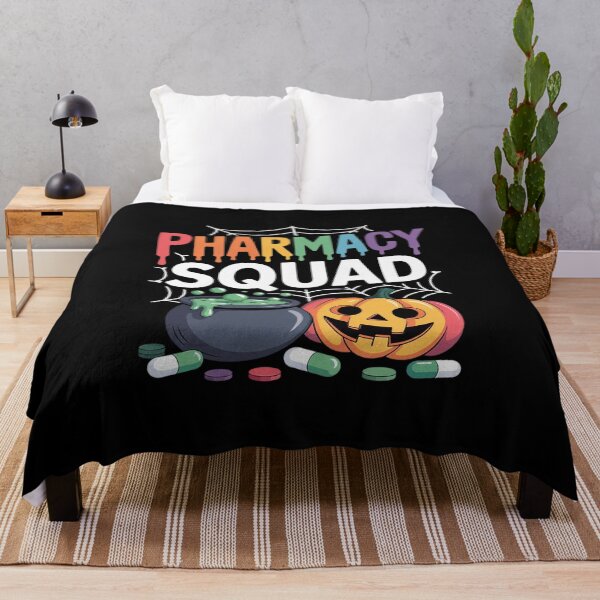 Item preview, Pills Pharmacy Halloween Squad Crew Pumpkin Vibe Costume designed and sold by GasVille.