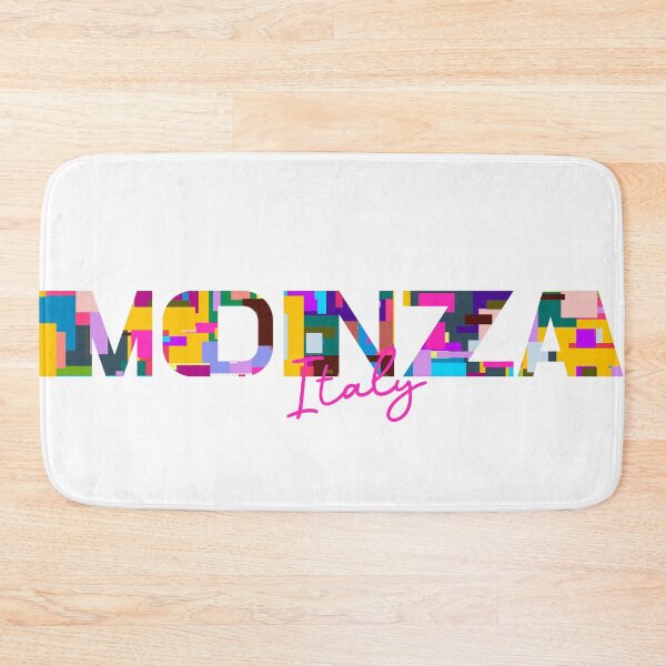 Item preview, Monza, Italy, Vibrant Abstract City Typography Art designed and sold by Wanderful-roads.