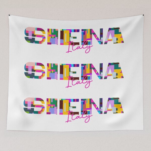 Item preview, Siena, Italy, Vibrant Abstract City Typography Art designed and sold by Wanderful-roads.