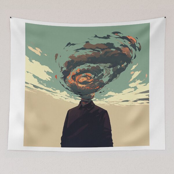 Item preview, Turbulent Storm Mind Swirling Chaos designed and sold by Christian Weiss.