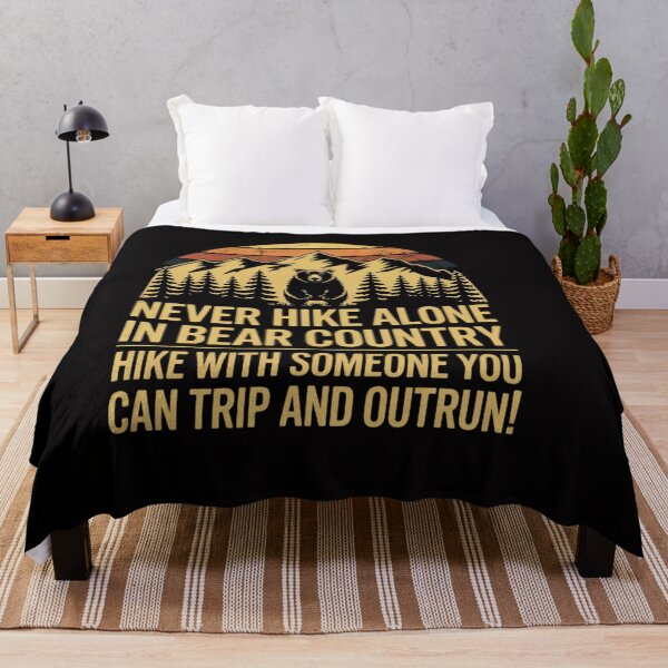 Item preview, Sarcastic Adult Humor Outdoors Bear Hiking designed and sold by OlafLica.