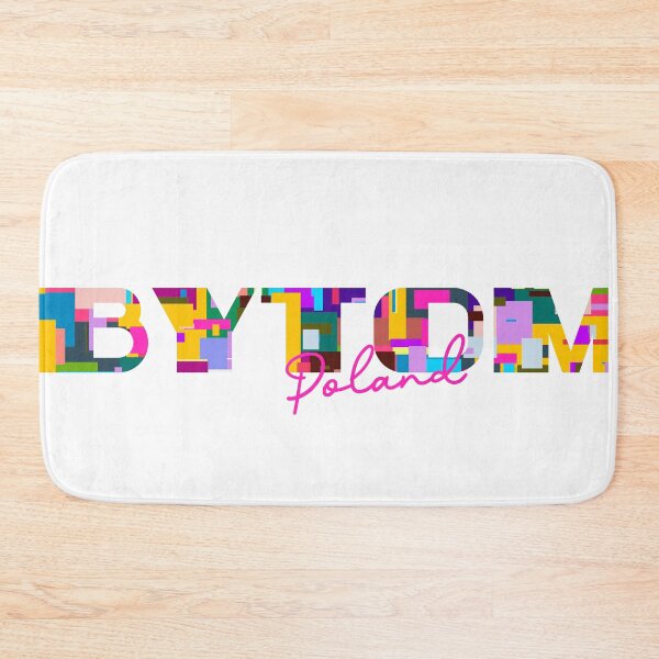 Item preview, Bytom, Poland, Vibrant Abstract City Typography Art designed and sold by Wanderful-roads.