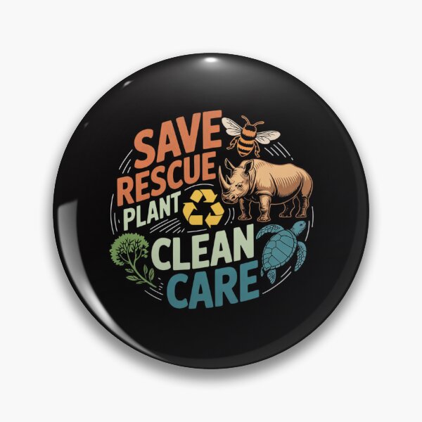 Item preview, Save Bees Rescue Animals Recycle Plastic Earth Day designed and sold by OlafLica.