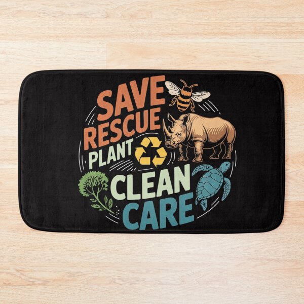 Item preview, Save Bees Rescue Animals Recycle Plastic Earth Day designed and sold by OlafLica.