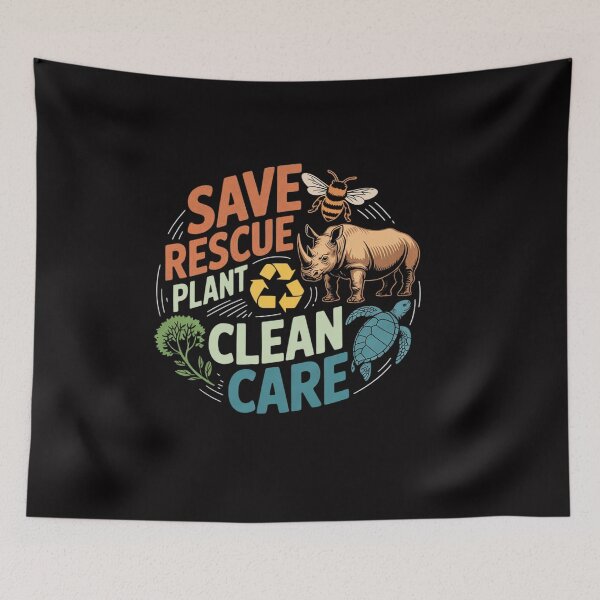 Item preview, Save Bees Rescue Animals Recycle Plastic Earth Day designed and sold by OlafLica.