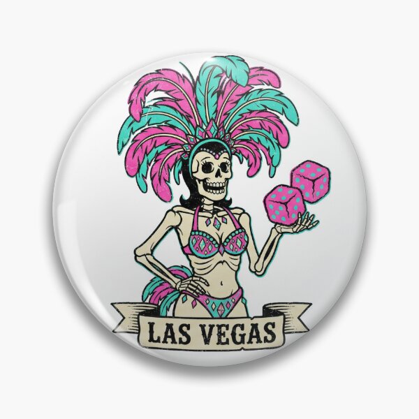 Item preview, Retro Skeleton Showgirl from Las Vegas designed and sold by Static Noise.