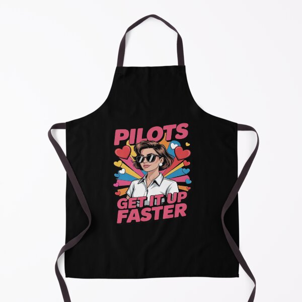 Item preview, Pilots get it up faster Funny Woman Pilot Airplane designed and sold by GasVille.