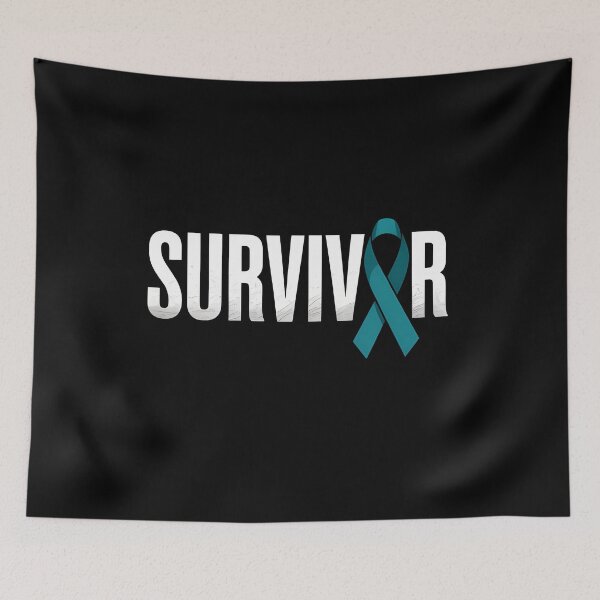 Item preview, Ovarian Cancer Survivor, Teal Ribbon Ovarian Cancer designed and sold by papertaless.