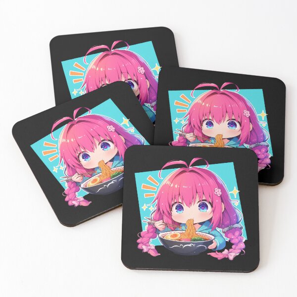 Item preview, Kurosaki Mea To Love Ru Anime Girl Kawaii Ramen Energetic Cute Chibi Bright designed and sold by Raslbazola.